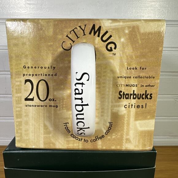 Vintage Starbucks Coffee Tea Mug Cup 1994 Waikiki CITY MUG Collector Series - Picture 5 of 7